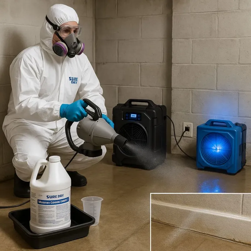 Sanitization and Odor Removal process in Dahlgren, VA